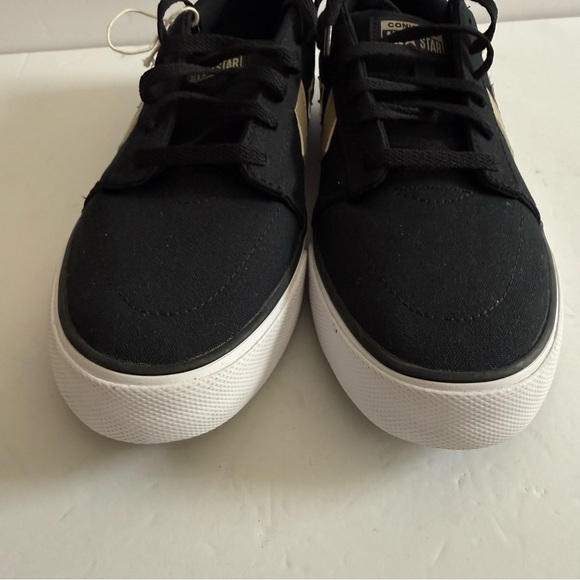 Converse Sneakers Black and Tan Sneakers men 11.5 women 13 - Picture 4 of 12